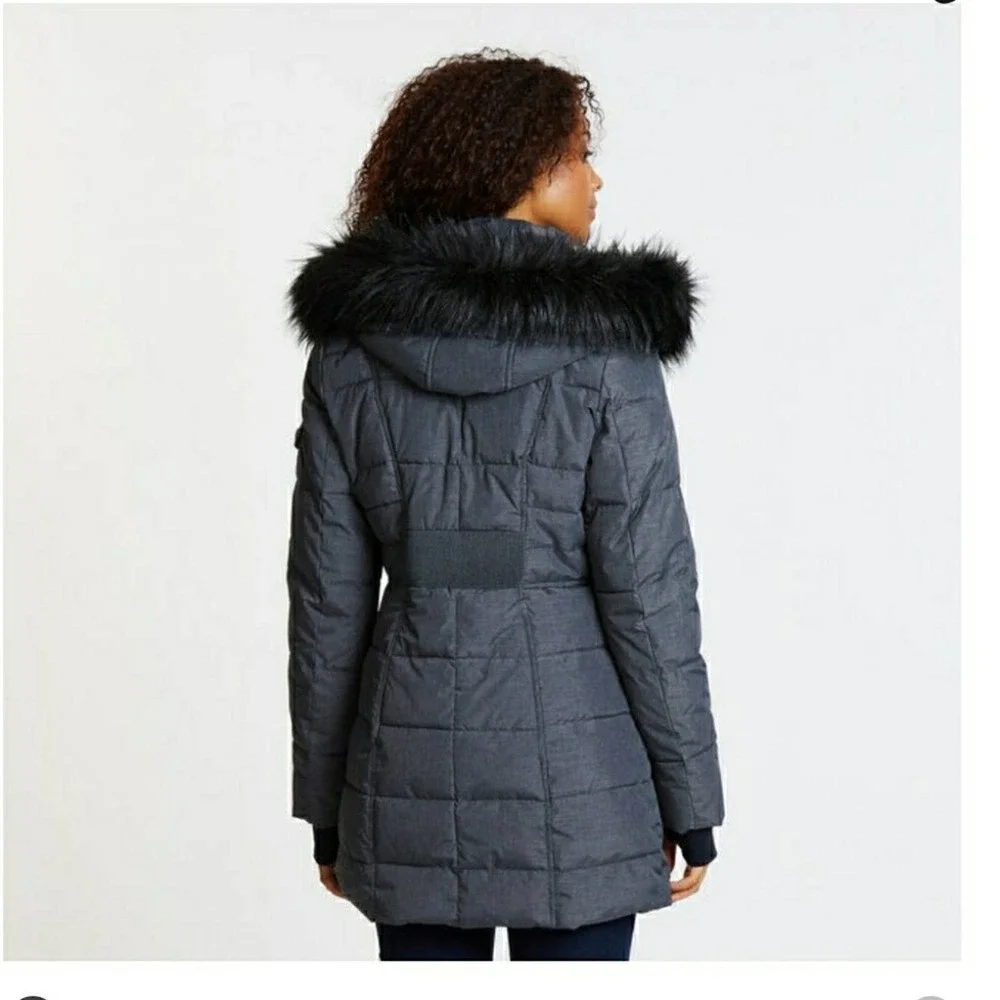 Nautica Hooded  Bib Parka Jacket - Picture 2 of 12